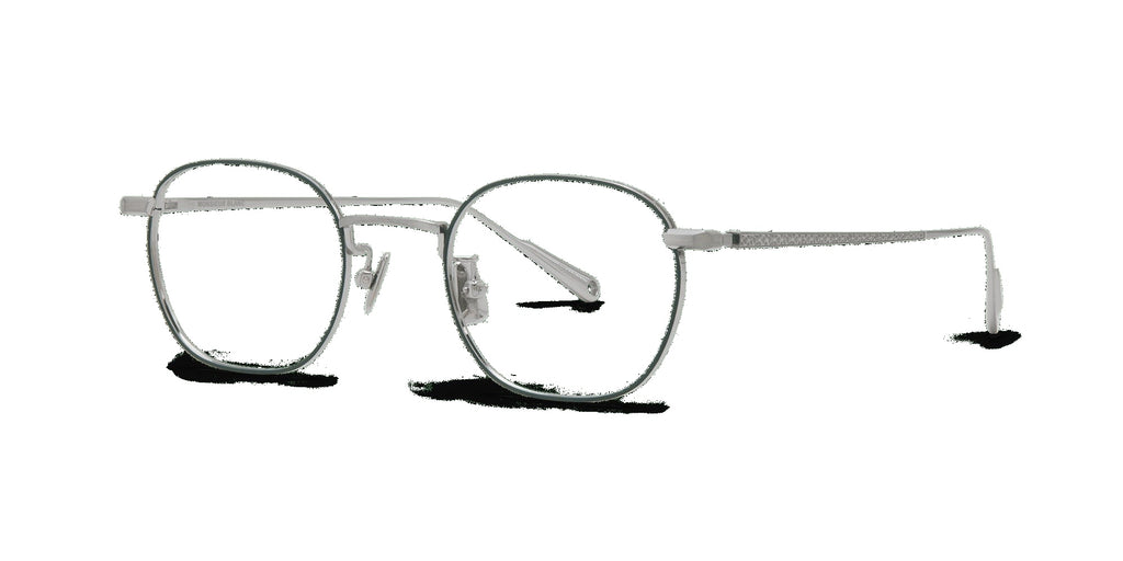 Pablo 893 — ANTIQUE PALLADIUM / MATTE GREEN, three-quarter view