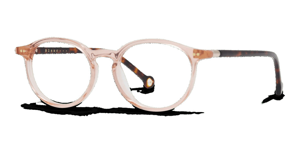Beatrice 821 — Black Scale Peach, three-quarter view