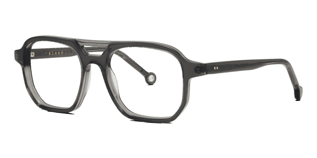 Gustave 902 — Black On Dark Grey, three-quarter view