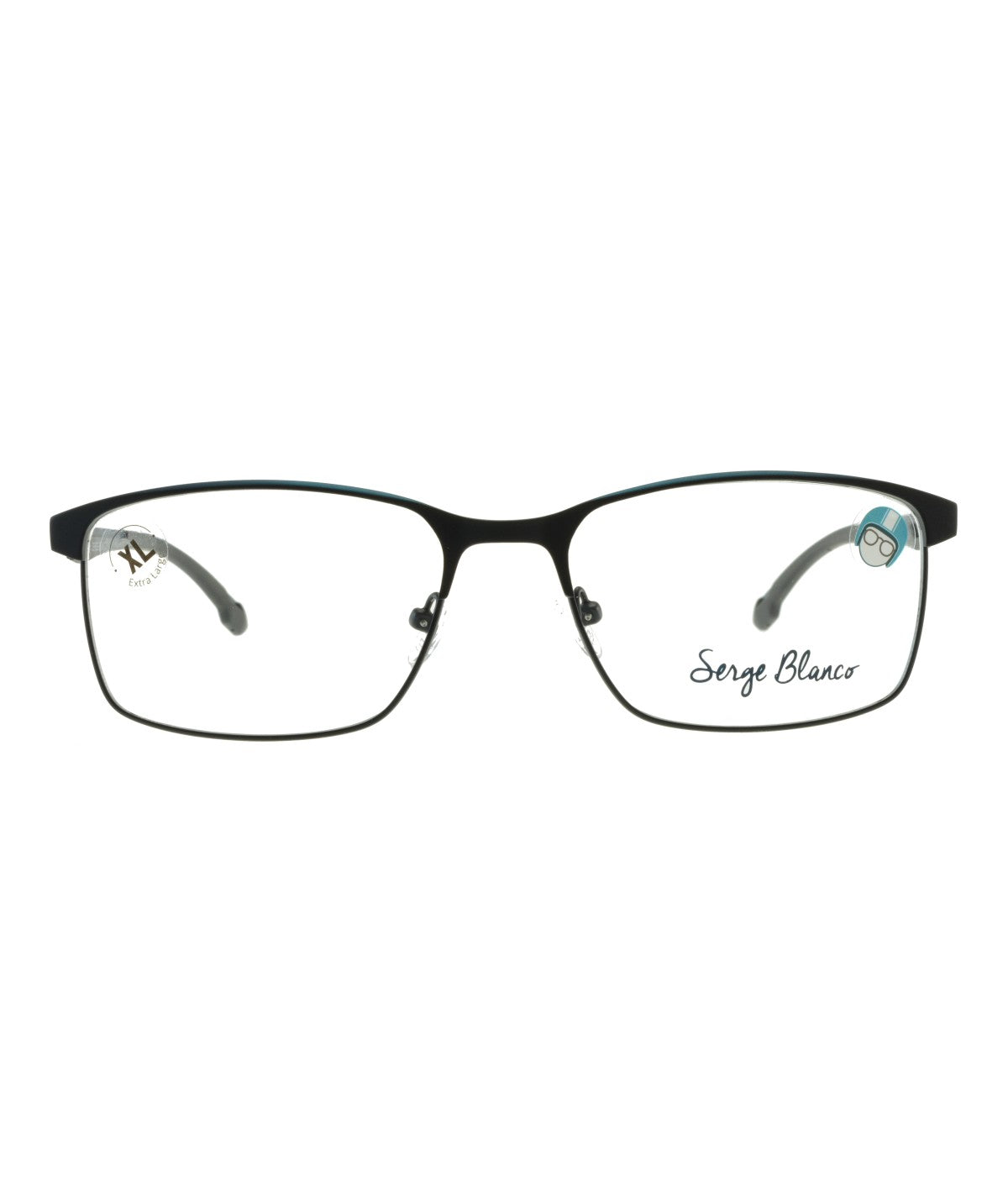 Serge Blanco BO146_4 — BLUE/BLACK, front view