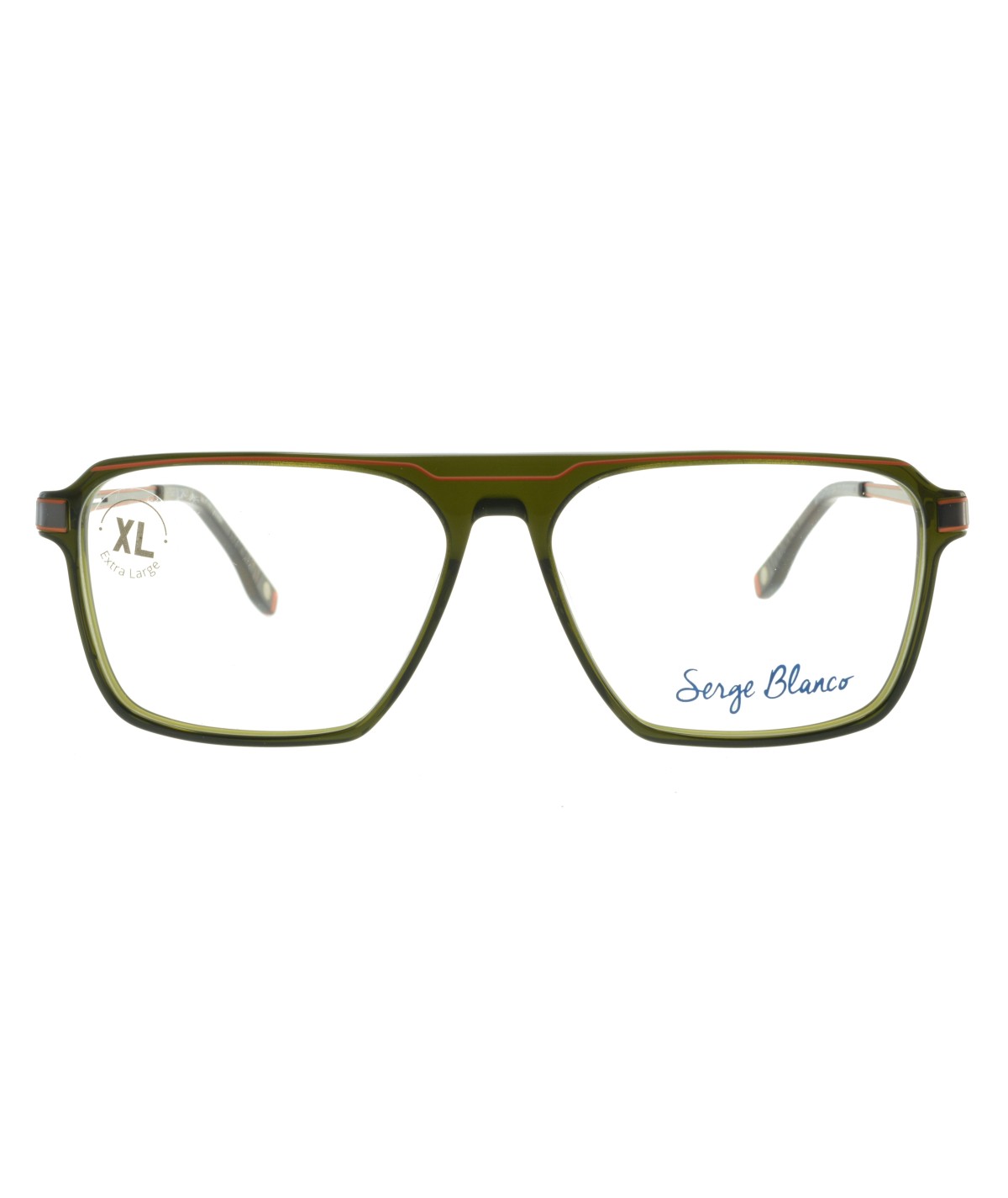 Serge Blanco BR334_1 — ORANGE / GREEN, front view