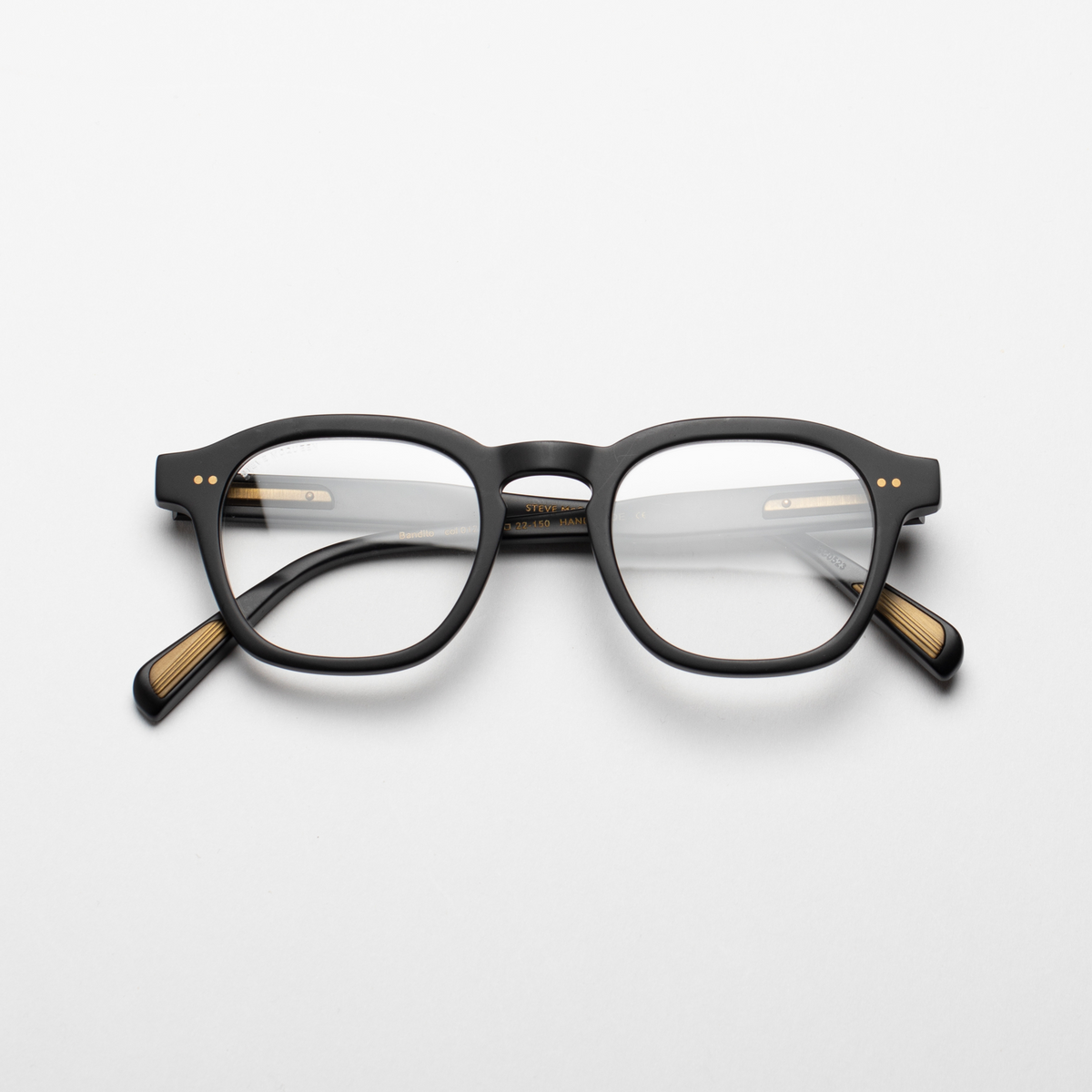 Steve McQueen Bandito Optical 012 – Matte Black – front view