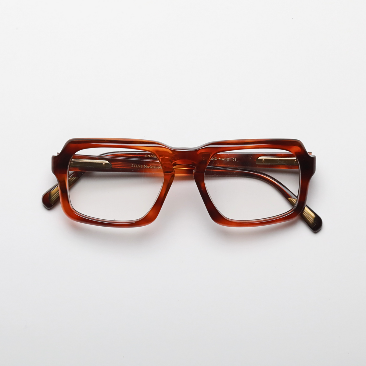 Steve McQueen Brentwood Optical C-115 — Light Tortoise