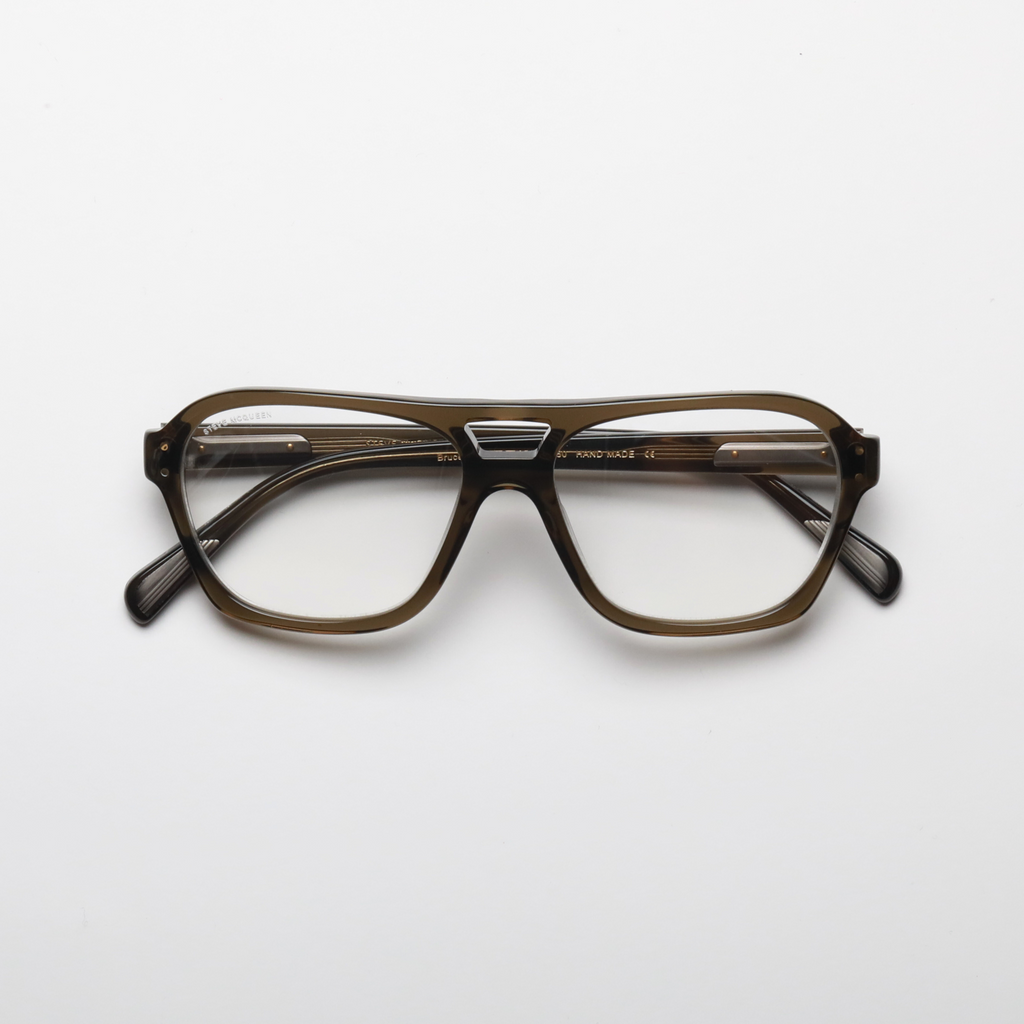 Steve McQueen Bruce Optical C-005 — Crystal Khaki