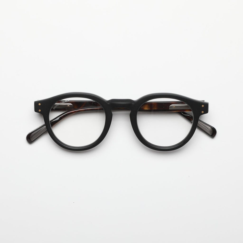 Steve McQueen Bud Optical M-172 Matte Black & Tortoise Temples - angle 4