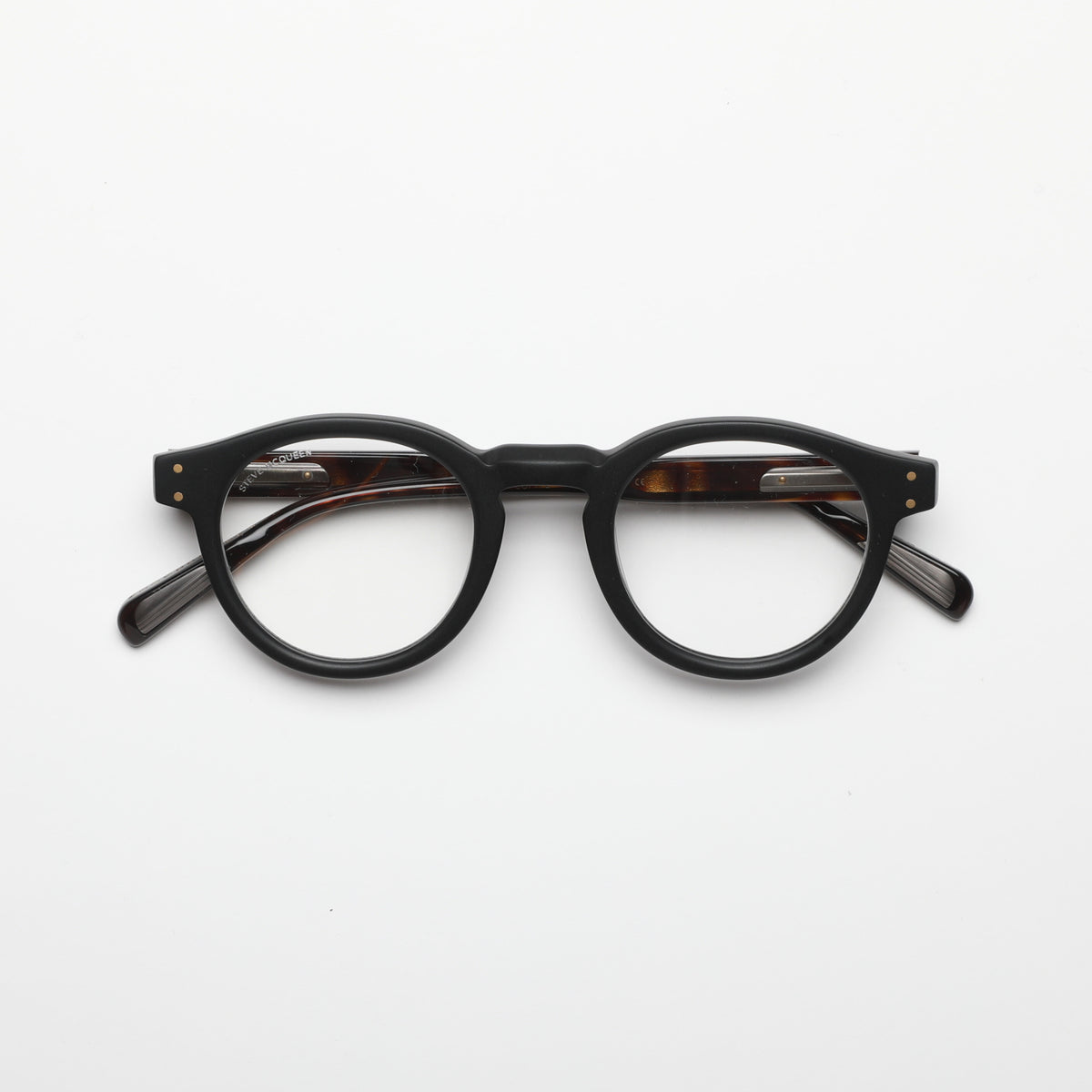 Steve McQueen Bud Optical M-172 Matte Black & Tortoise Temples - angle 4