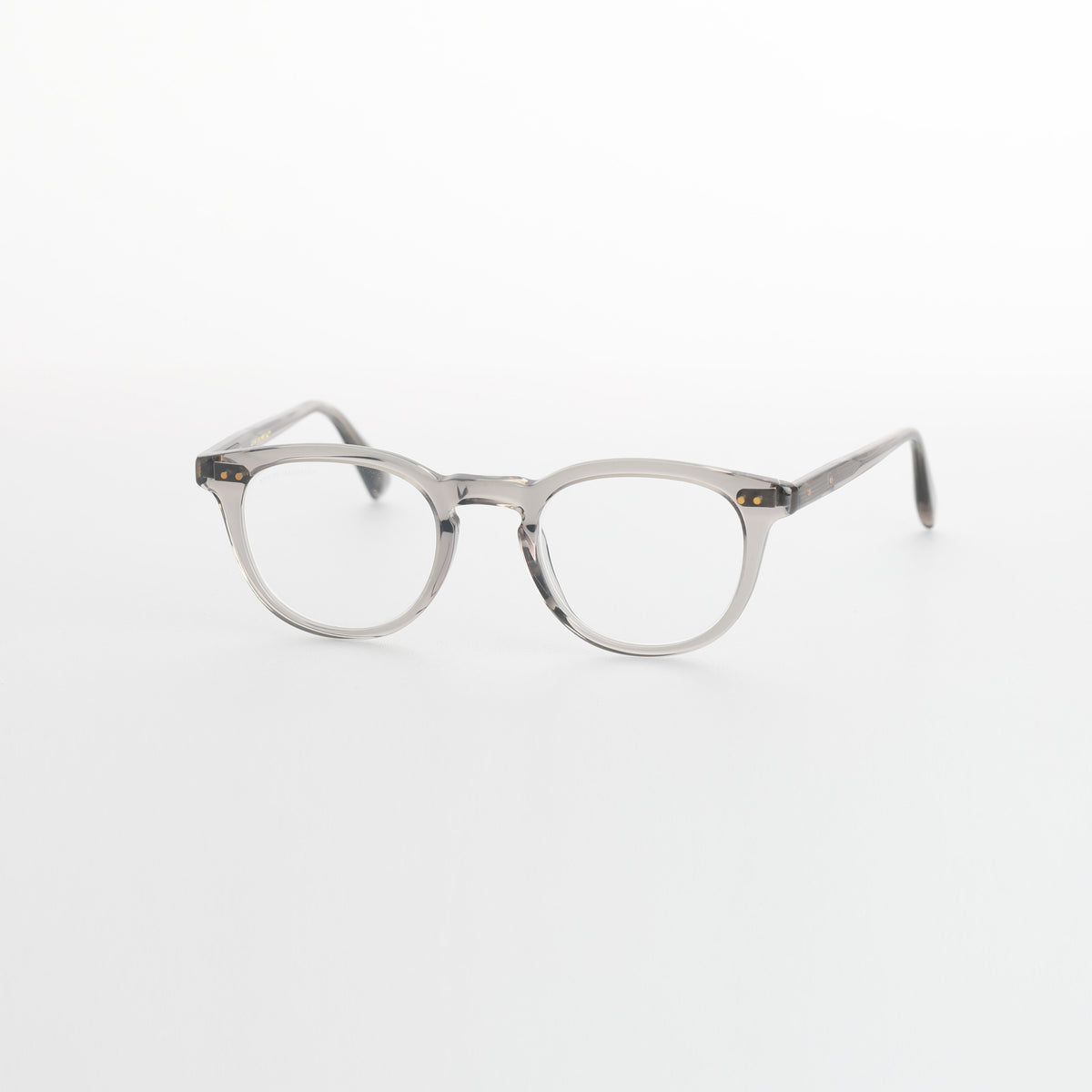 Steve McQueen Carmel Optical C-010 Light Crystal Grey - angle 2