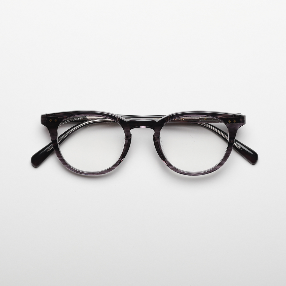 Steve McQueen CARMEL optical C-020 — Light Grey Jaspe