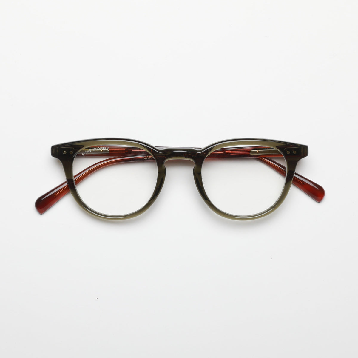 SM0-CARMEL/C-051-47 — Crystal Khaki & Tortoise Temples