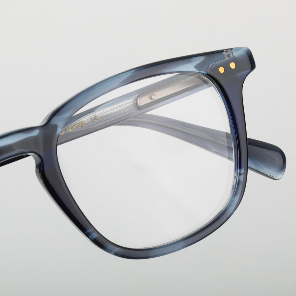 Steve McQueen Cincinnati Optical C-014 Blue Jaspe - angle 2