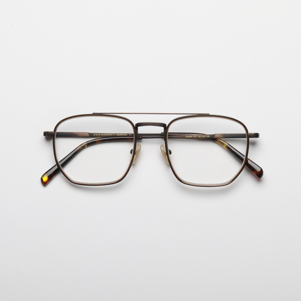 Steve McQueen DOCKER Optical 137 — Matte Brown