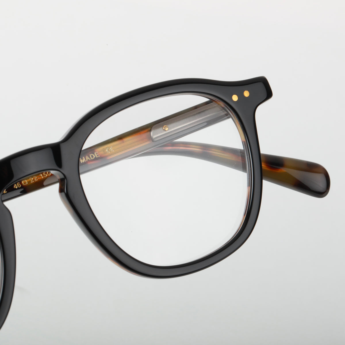Steve McQueen Getaway Optical C-002 Black & Tortoise - angle 2