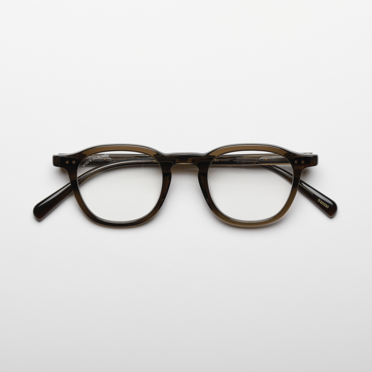 Steve McQueen GETAWAY Optical C-005 — Crystal Khaki