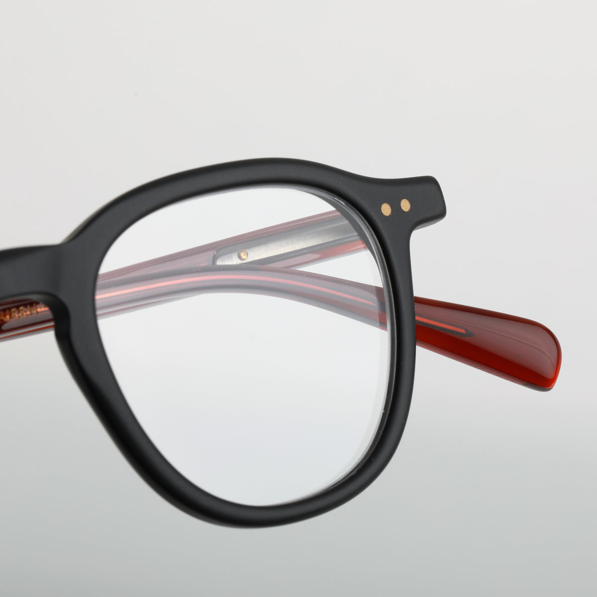 Steve McQueen Getaway Optical M-172 Matte Black & Tortoise Temples - angle 4