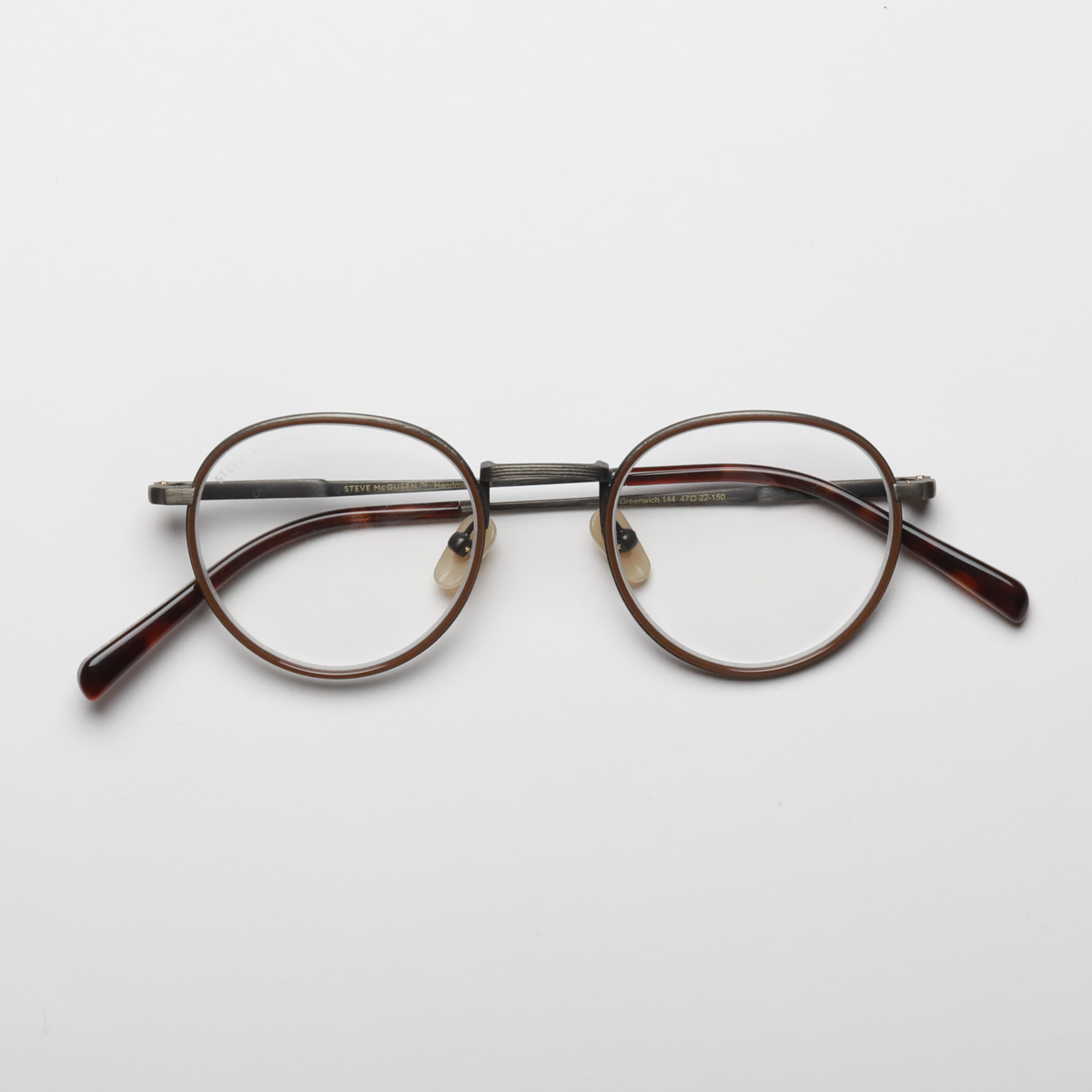 Steve McQueen GREENWICH Optical 144 — Silver Tortoise