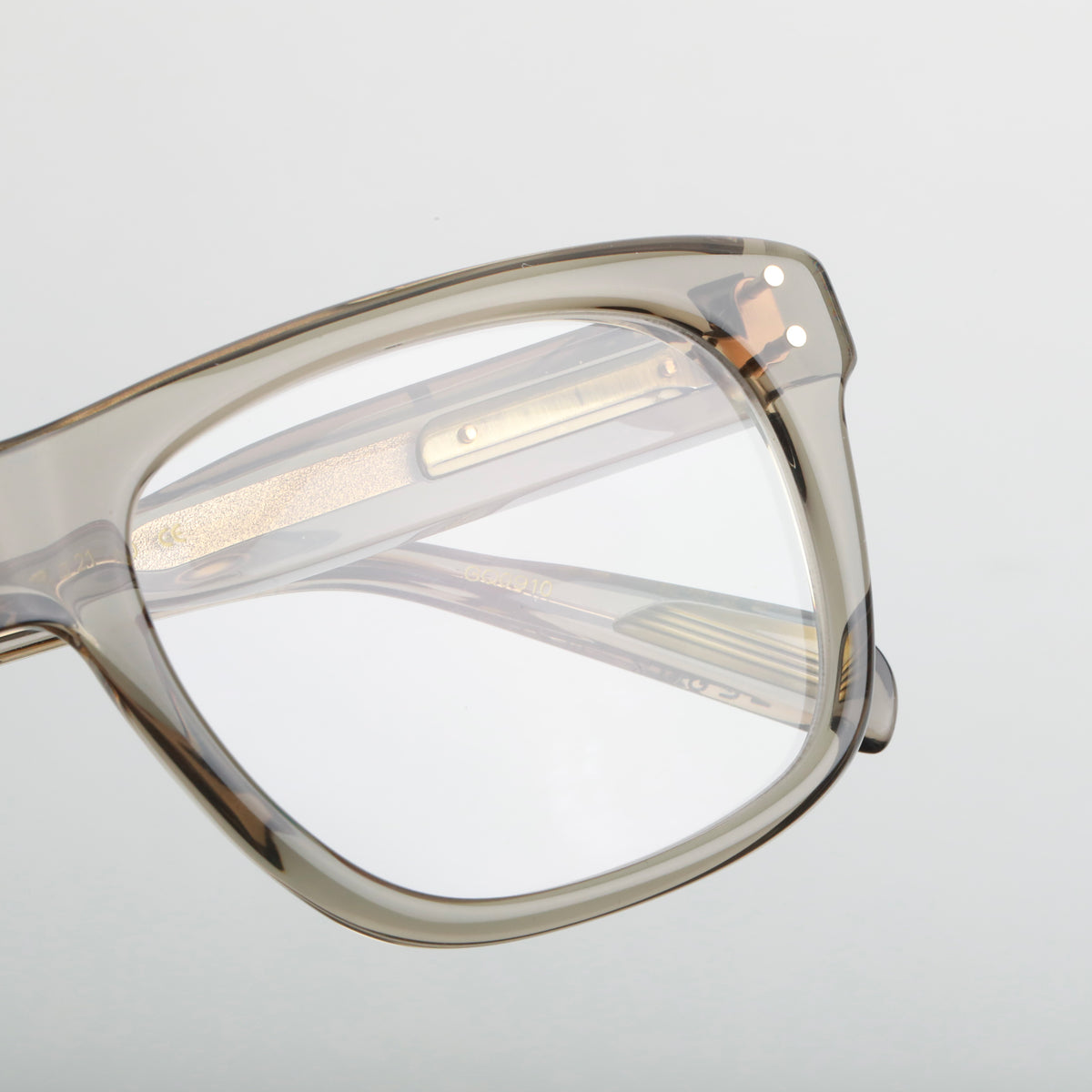 Steve McQueen Henri Optical 131 Crystal Grey Khaki - angle 3