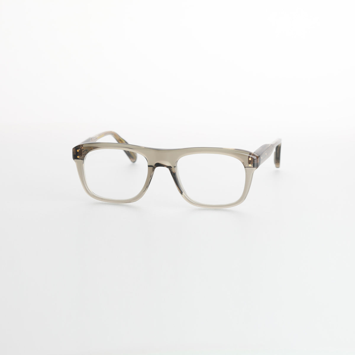 Steve McQueen Henri Optical 131 Crystal Grey Khaki - angle 4