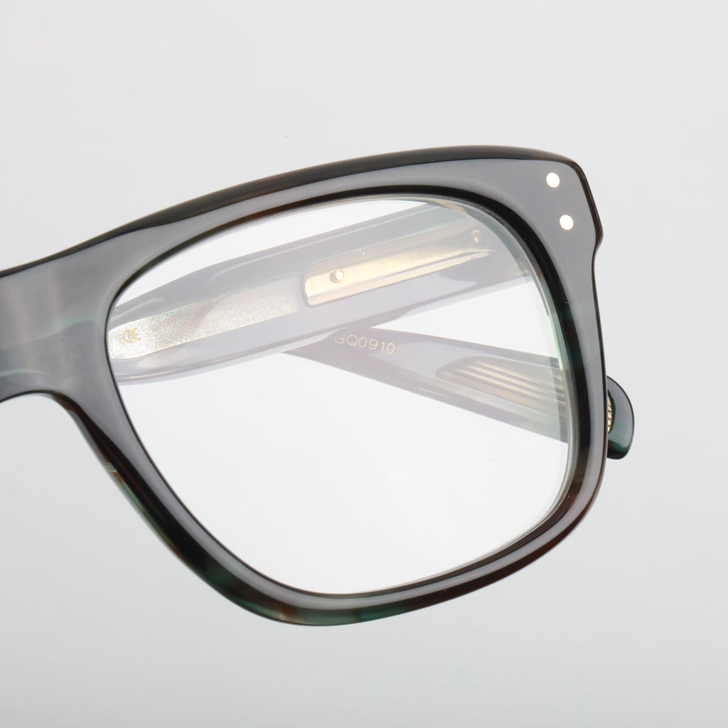 Steve McQueen Henri Optical 186 Jaspe Blue Green - angle 3