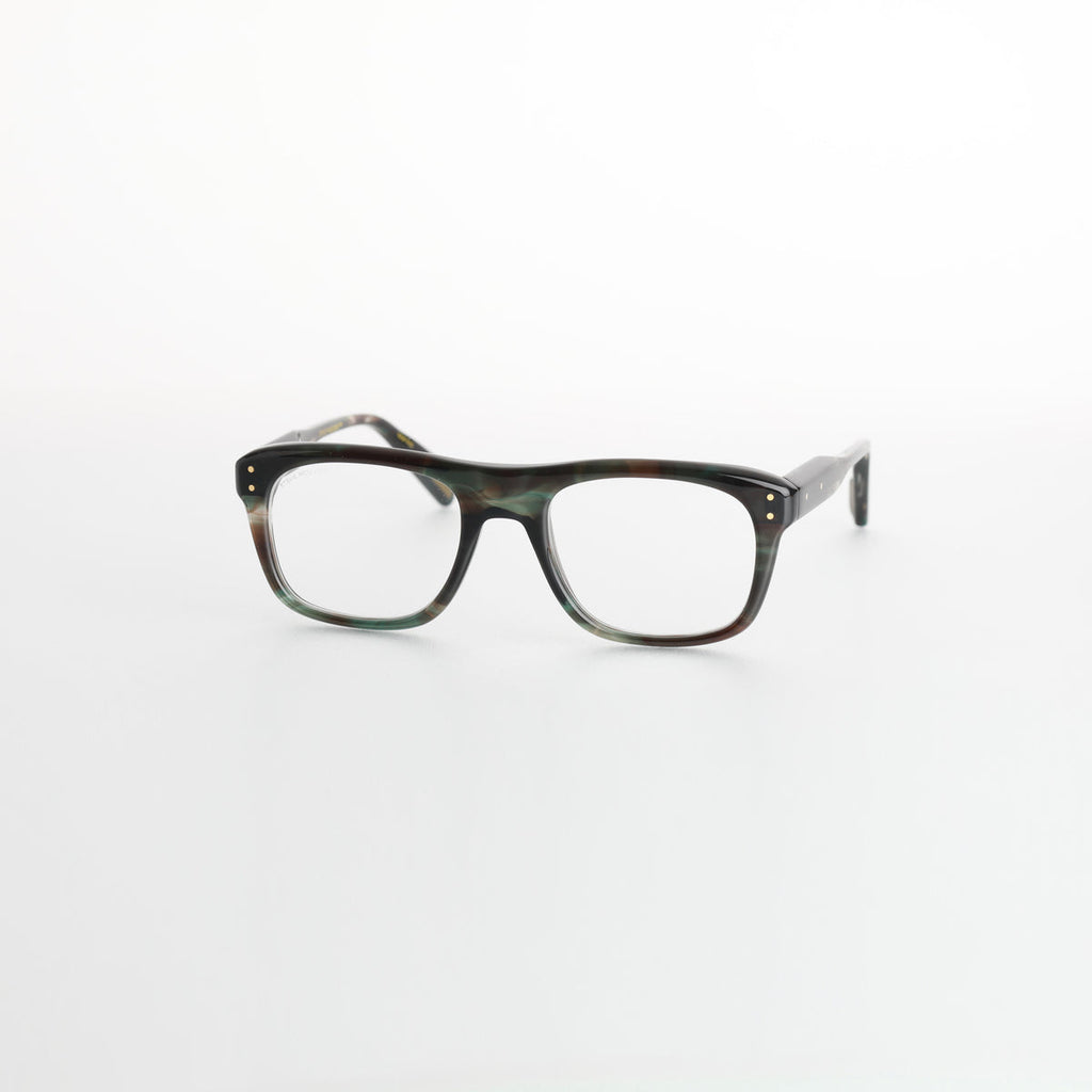 Steve McQueen Henri Optical 186 Jaspe Blue Green - angle 4