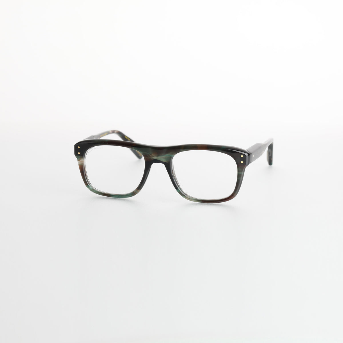 Steve McQueen Henri Optical 186 Jaspe Blue Green - angle 4