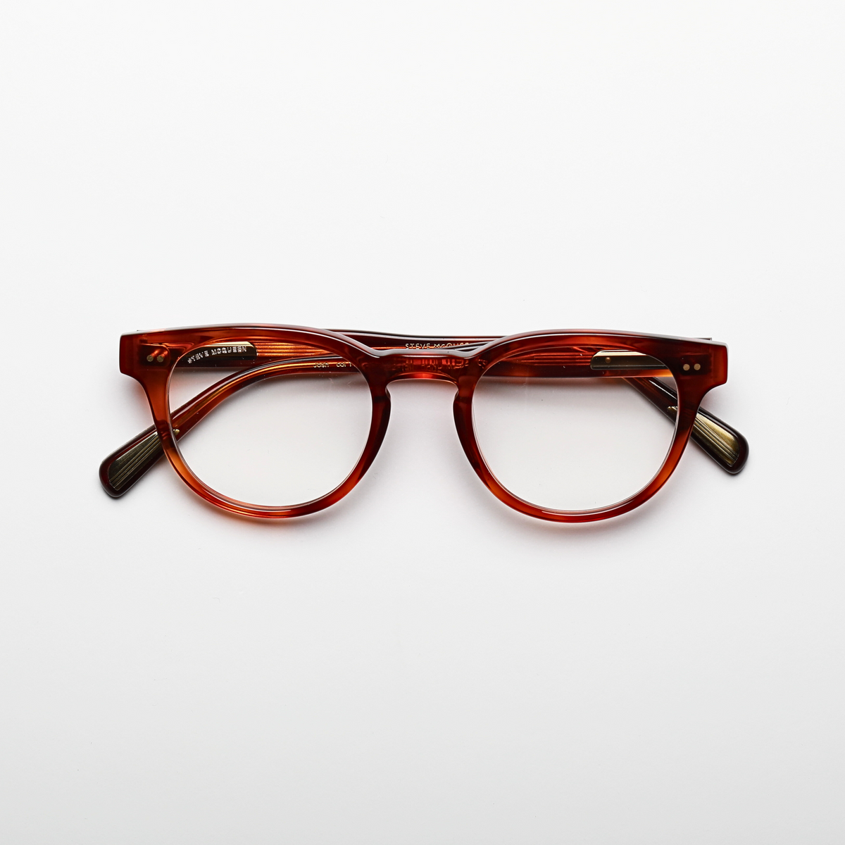 Steve McQueen JOSH Optical 115 — Light Tortoise
