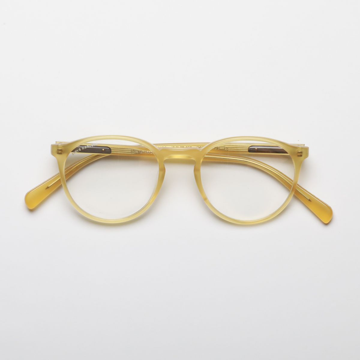 Steve McQueen MIKE Optical C-104 — Yellow Honey