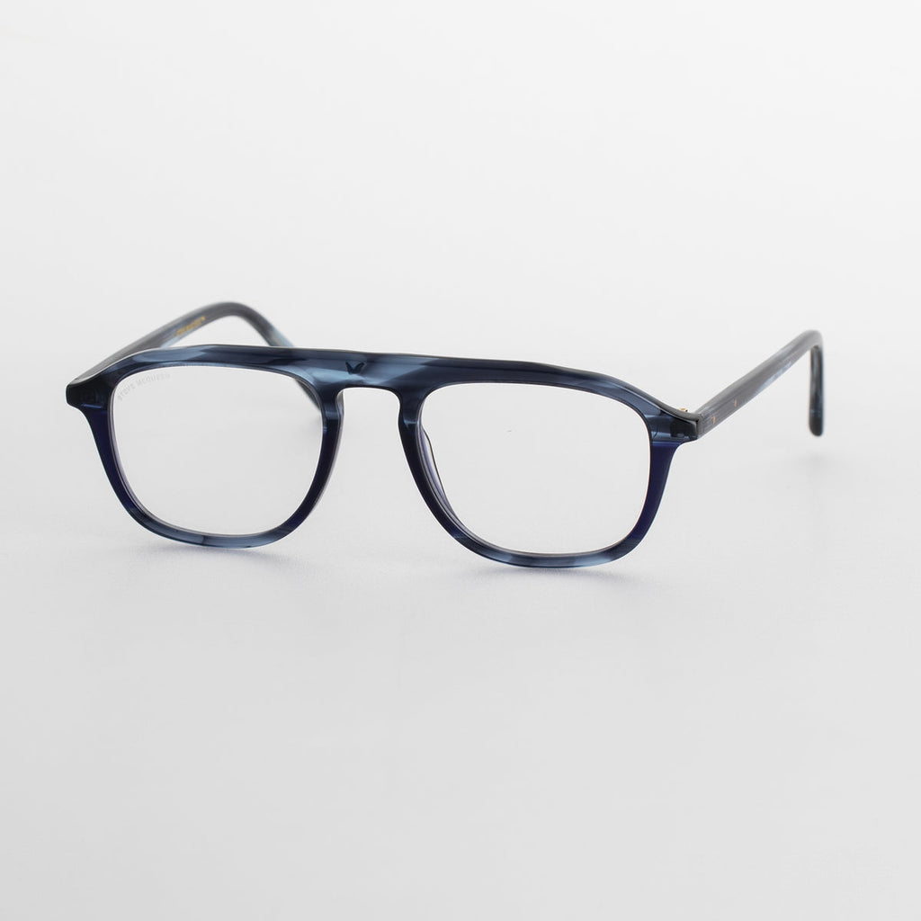 Steve McQueen Papillon Optical 014 Blue Jaspe - angle 3