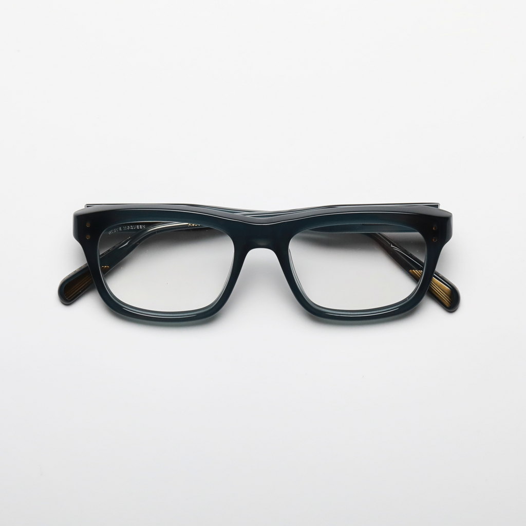 Steve McQueen Rebel Optical 122 — Milky Blue