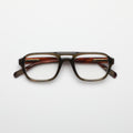 Steve McQueen Seducer optical 051 — Crystal Khaki & Tortoise Temples