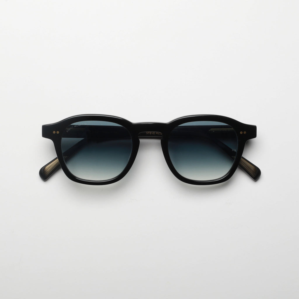 Steve McQueen Bandito Sun – Shiny & Matte Black 281-01 – front view