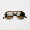 Steve McQueen LIMITS SUN 051 — Crystal Khaki & Tortoise Temples
