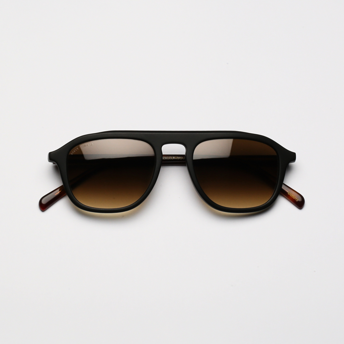 Steve McQueen PAPILLON SUN 172 — Matte Black & Tortoise Temples