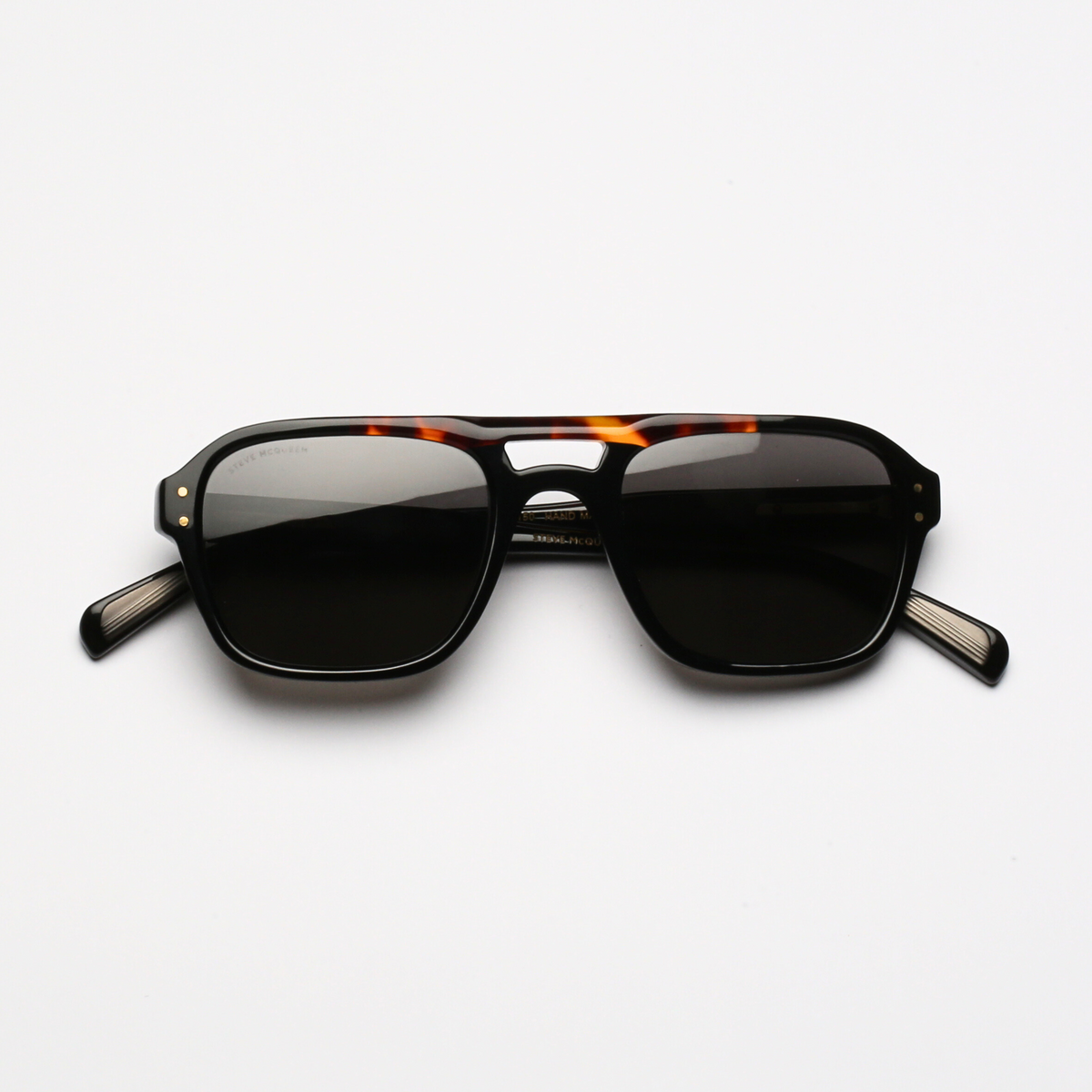 Steve McQueen SEDUCER SUN 124 — Black & Tortoise Front Bar
