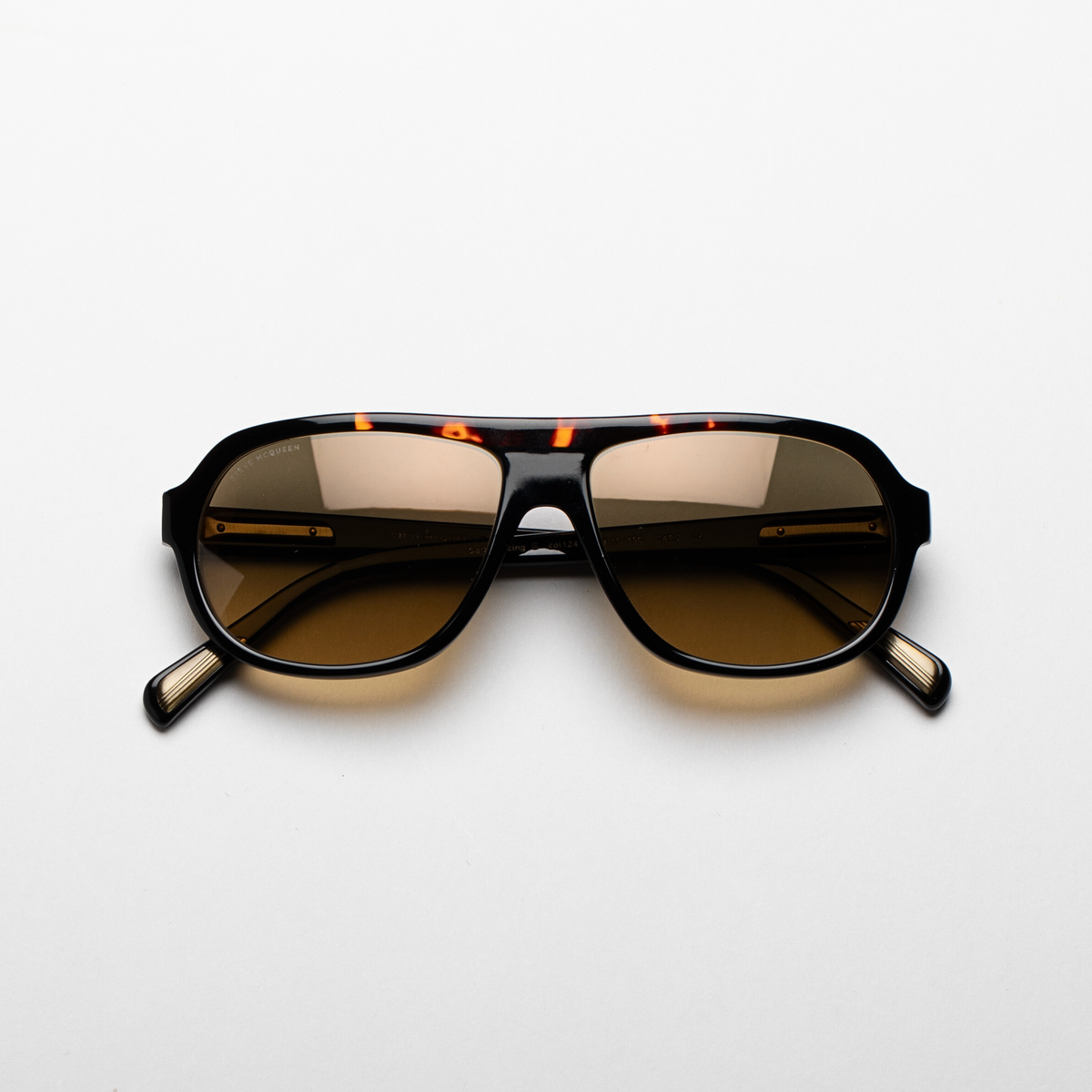Steve McQueen SOLARRACING SUN 124 — Black & Tortoise Front Bar