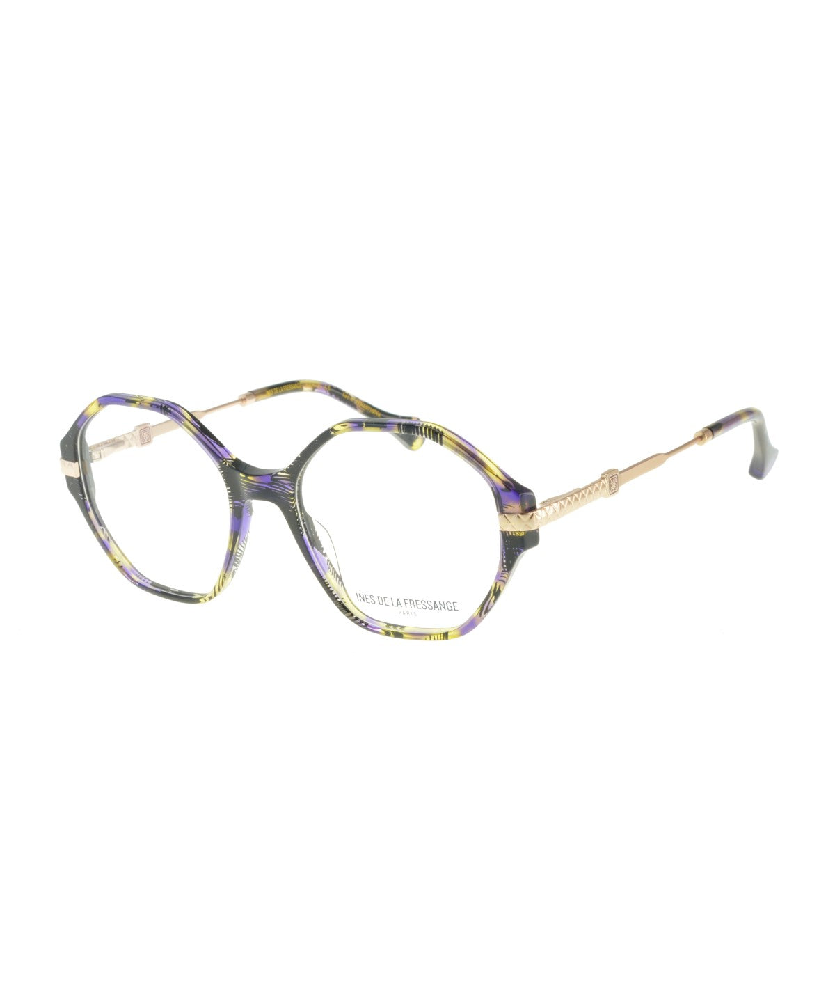 Natacha NATA_3 — Violet marbré, vue de trois quarts