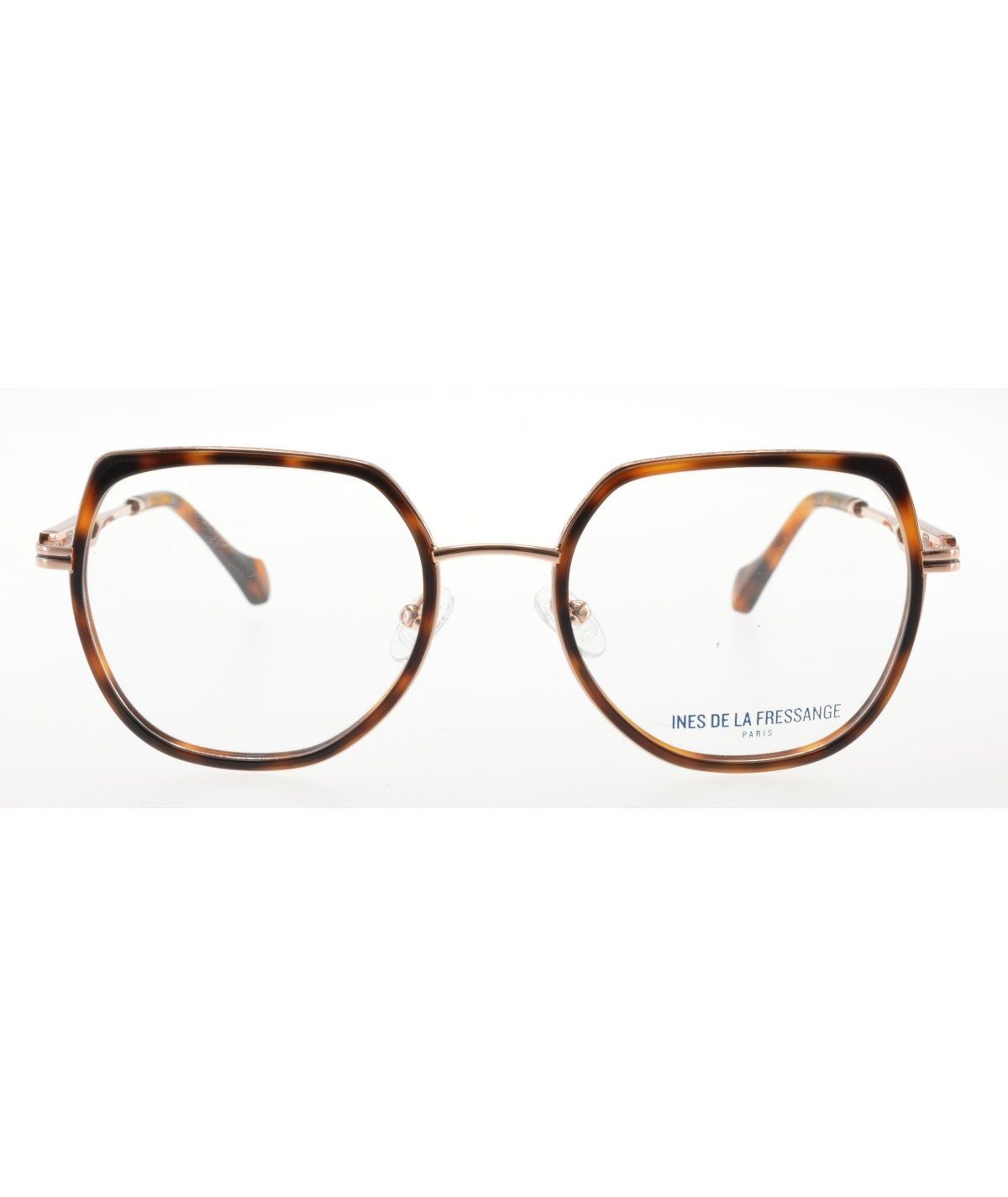 Inès de la Fressange Paris CAROLE (C3) TORTOISESHELL eyeglass frame – front view