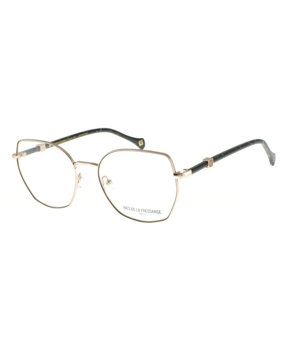 Inès de la Fressange Paris CECILE (C1) BLACK / GOLD eyeglass frame