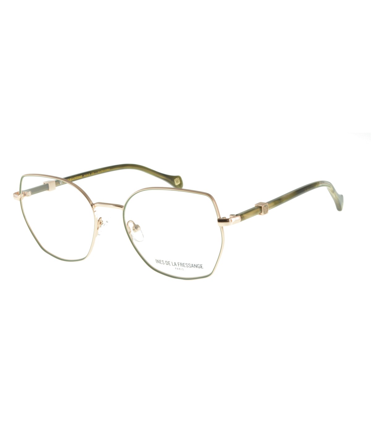 Inès de la Fressange Paris CECILE (C3) GREEN / ROSE GOLD eyeglass frame