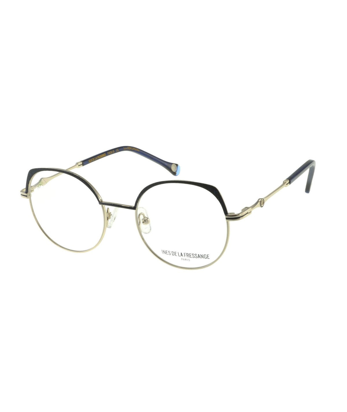 Inès de la Fressange Paris CELIA c4 blue / gold eyeglass frame