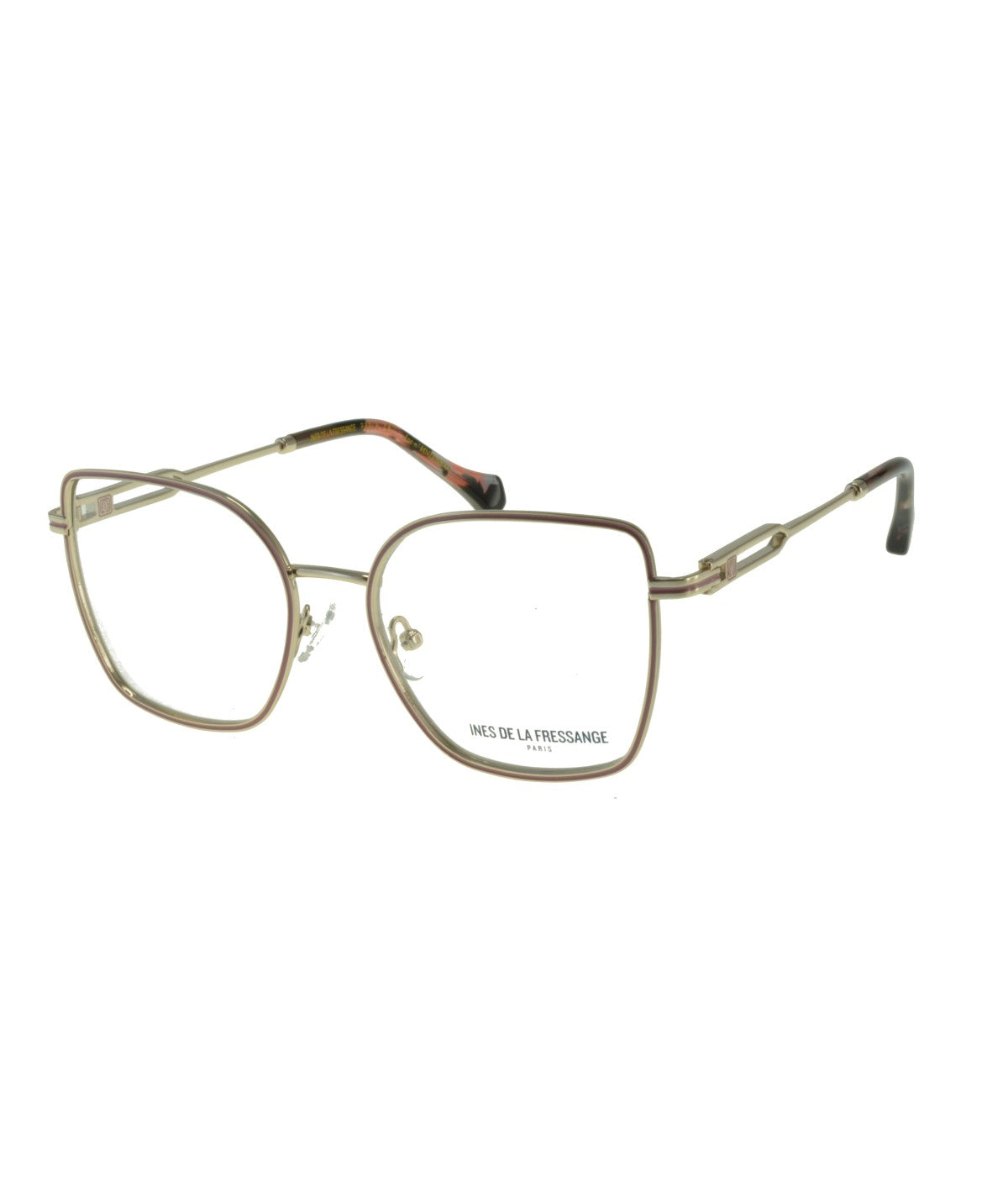 Inès de la Fressange Paris CELINE (C2) PINK / GOLD eyeglass frame