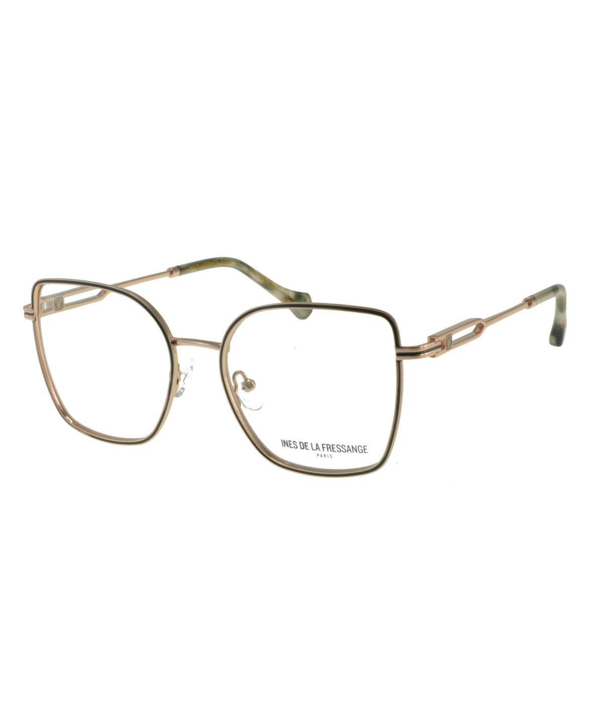 Inès de la Fressange Paris CELINE (C4) GREEN / ROSE GOLD eyeglass frame