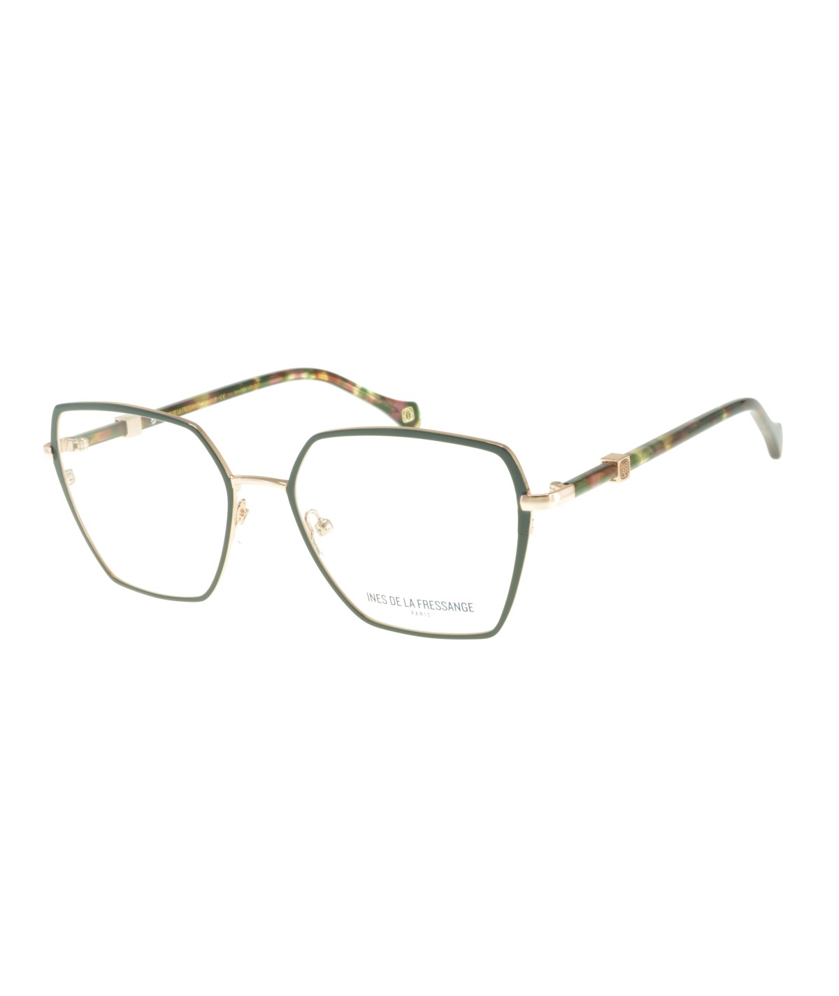 Inès de la Fressange Paris CORINNE (C3) GREEN / ROSE GOLD eyeglass frame