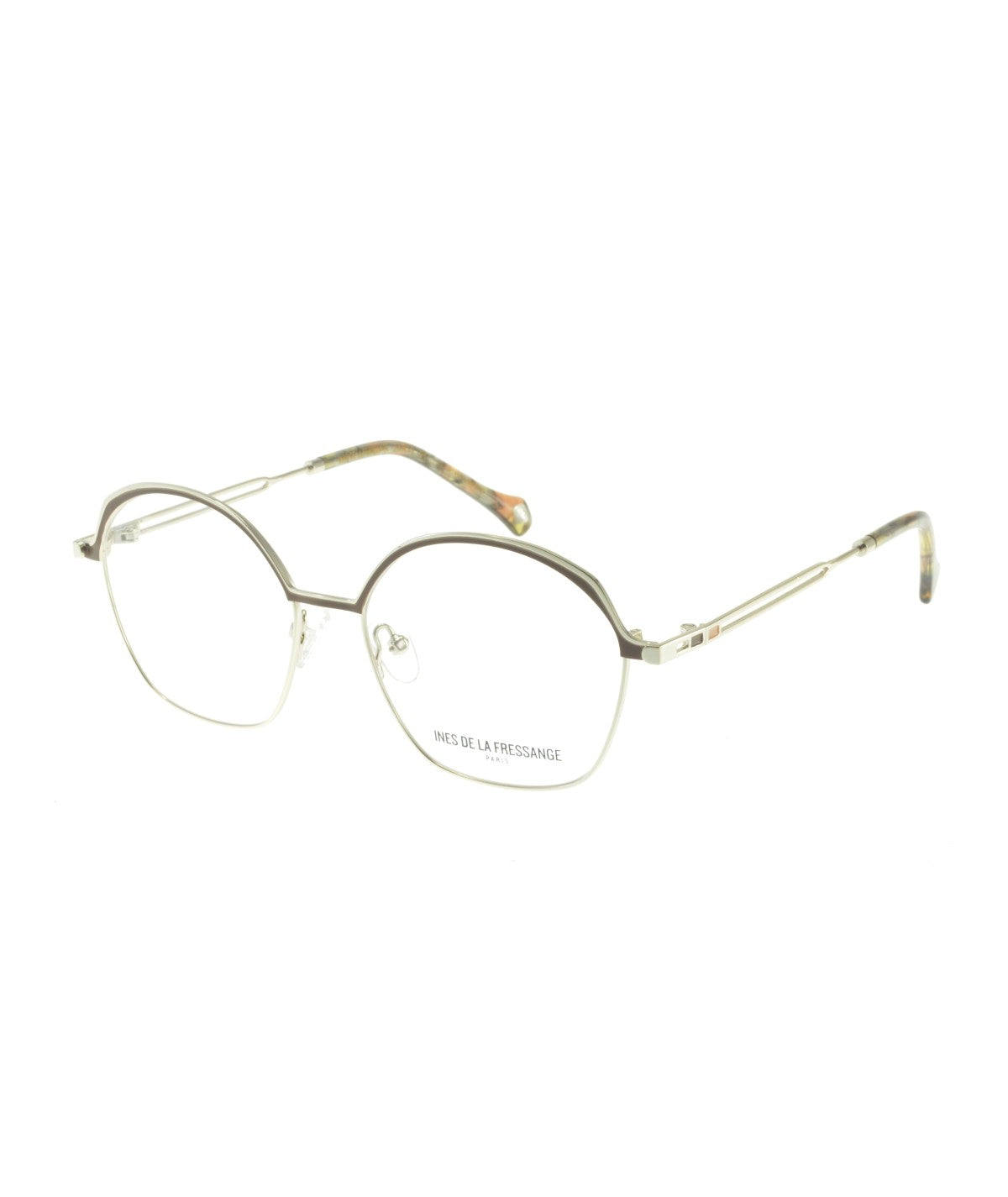 Inès de la Fressange Paris DEBORAH c2 brown / gold eyeglass frame