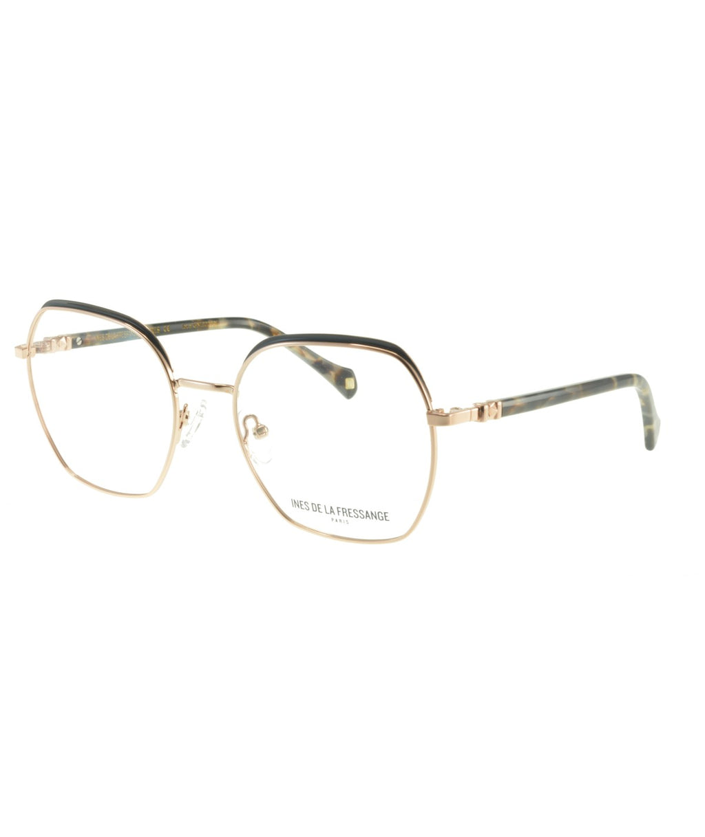 Inès de la Fressange Paris EVANE c1 grey / rose gold eyeglass frame
