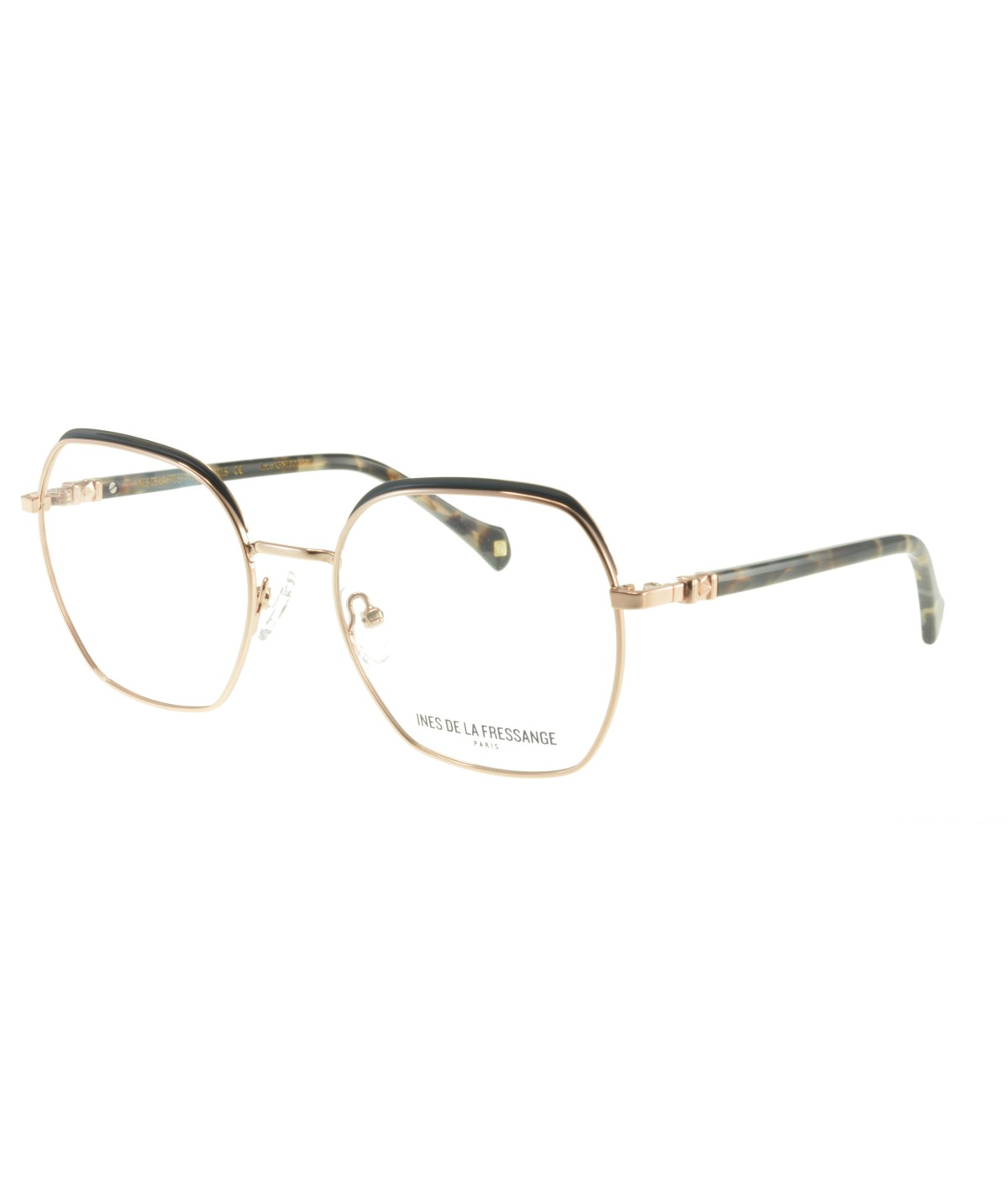 Inès de la Fressange Paris EVANE c1 grey / rose gold eyeglass frame