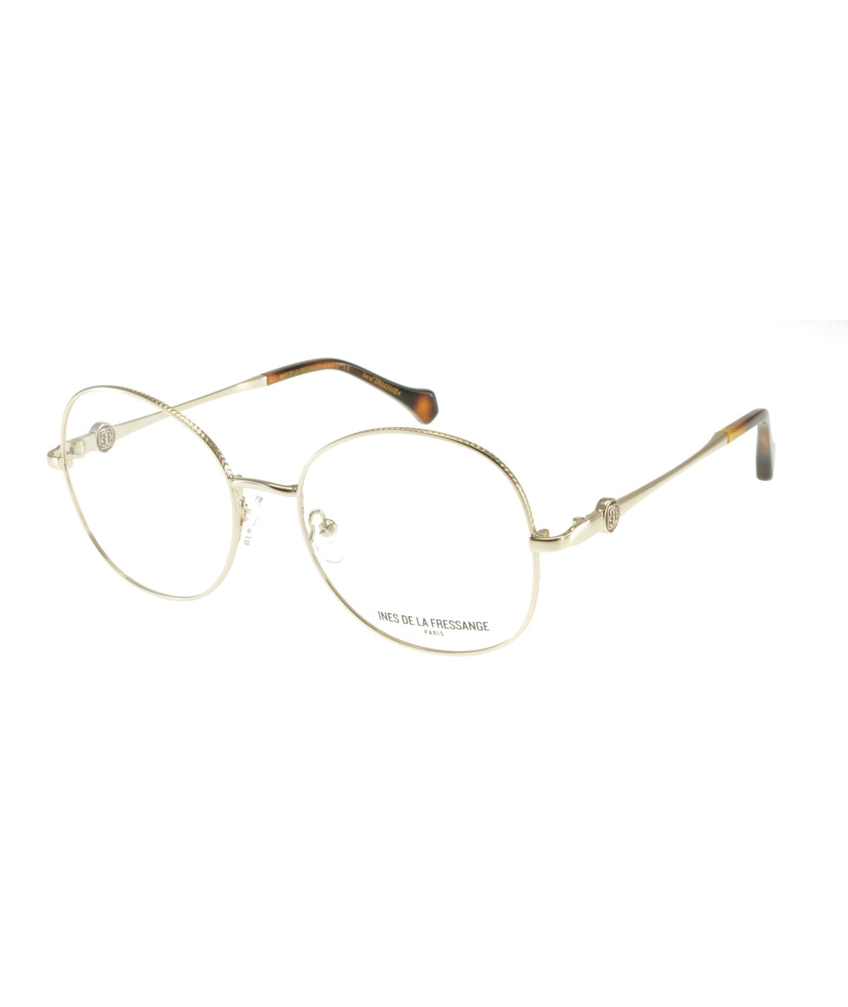 Inès de la Fressange Paris FLORA c1 gold eyeglass frame