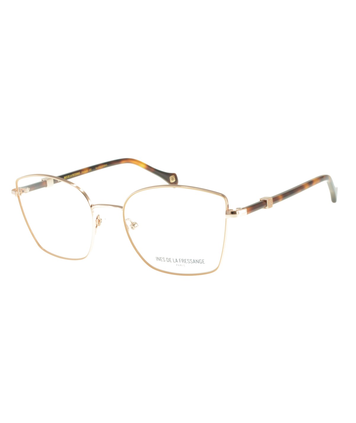 Inès de la Fressange Paris GIULIA c1 beige / rose gold eyeglass frame
