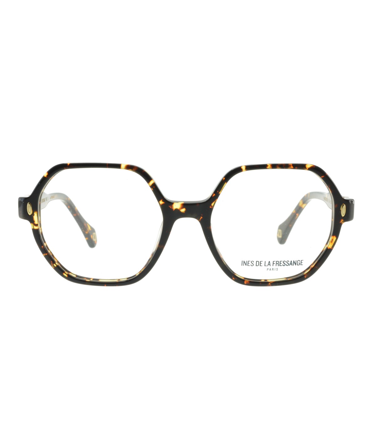 Inès de la Fressange Paris MAUREEN (C4) BROWN TEXTURE eyeglass frame – front view