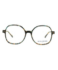 Inès de la Fressange Paris MEGAN C1 blue orange tortoiseshell eyeglass frame – front view