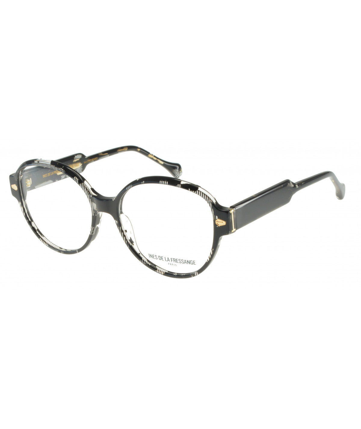 Inès de la Fressange Paris MILLIE (C2) BLACK TEXTURE eyeglass frame
